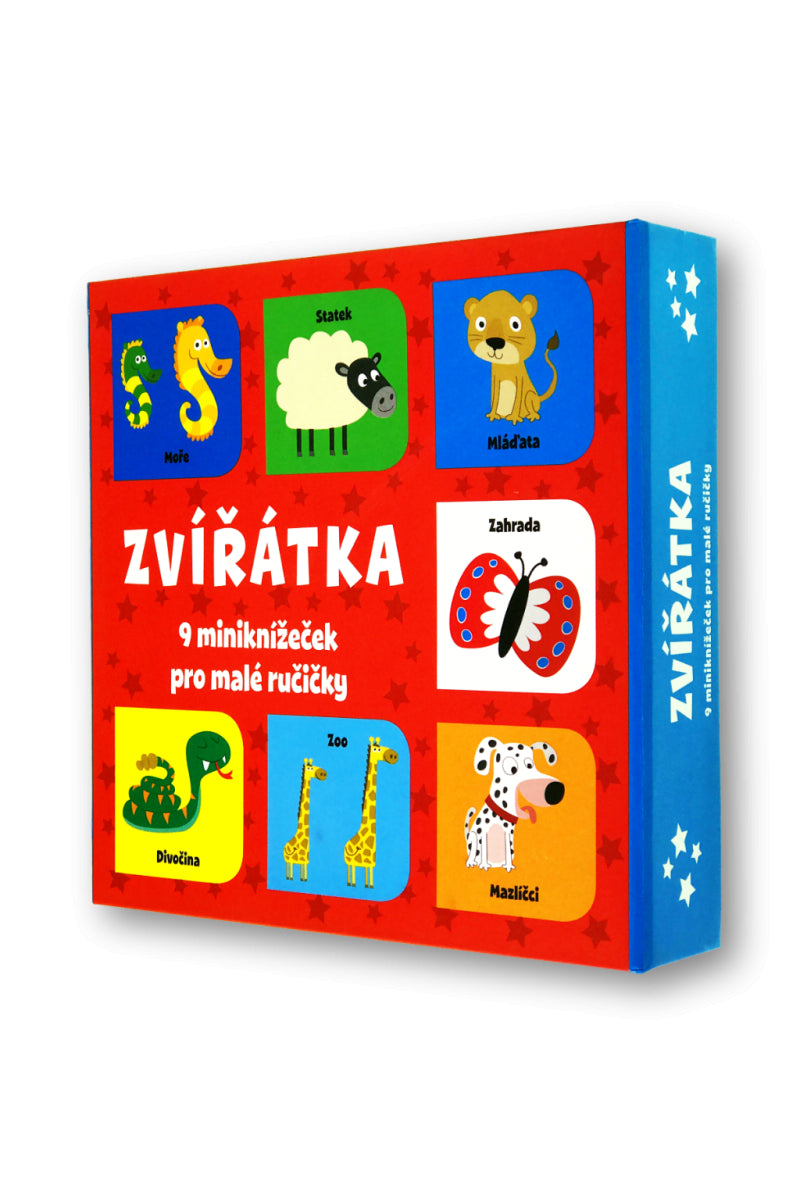 Zvířátka - 9 miniknížeček pro malé ručičky