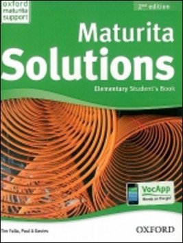 Maturita Solutions Elementary Students Book 2nd CZEch Edition – Falla Tim