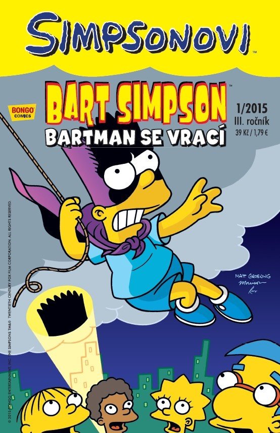 Simpsonovi - Bart Simpson 115 - Bartman se vrací – Groening Matt