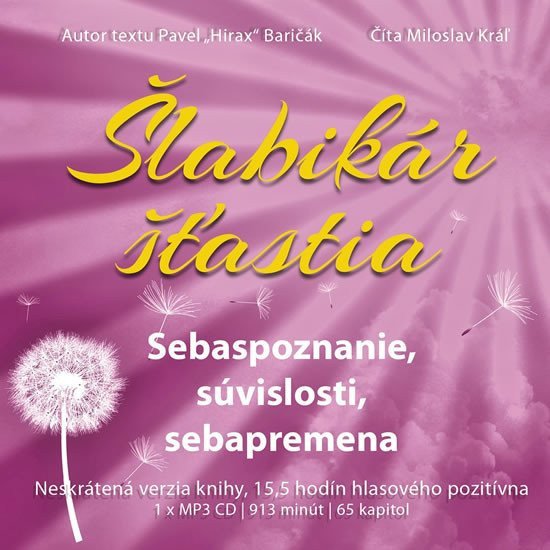 Šlabikár šťastia 2 - Sebaspoznanie súvislosti sebapremena - CDmp3 Číta Miloslav Kráľ – Baričák Pavel Hirax