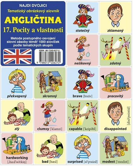 Najdi dvojici - Angličtina - 17 Pocity a vlastnosti – group of authors