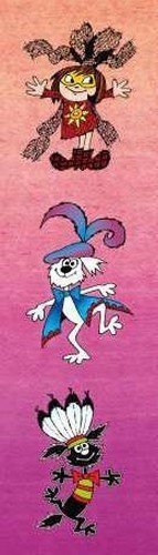 Malá čarodějnice Štaflík a Špagetka - Záložka s 3D efektem