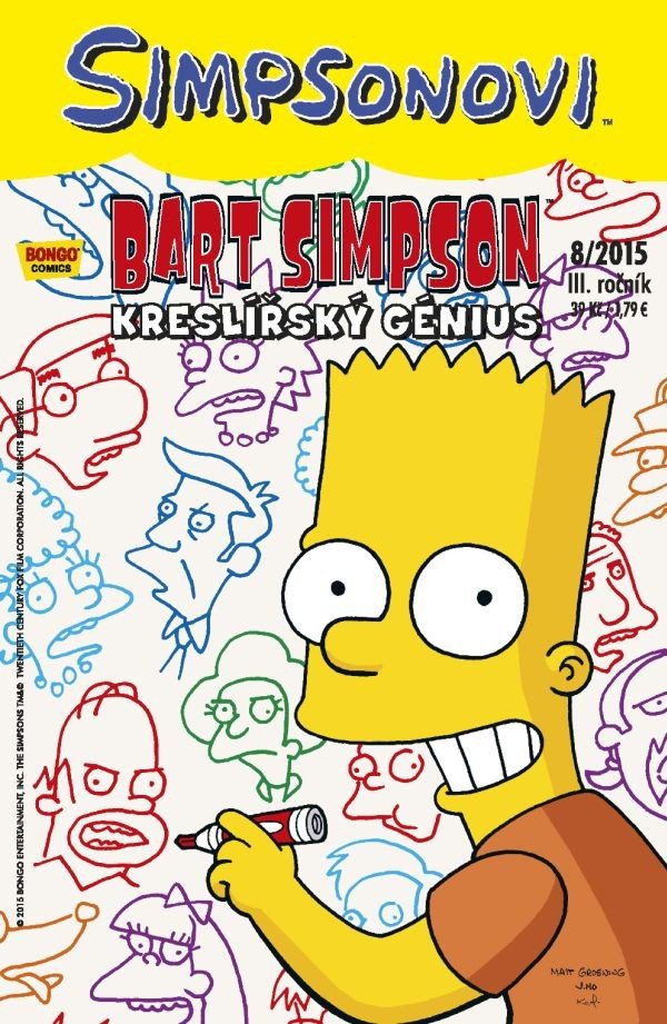 Simpsonovi - Bart Simpson 82015 - Kreslířský génius – Groening Matt