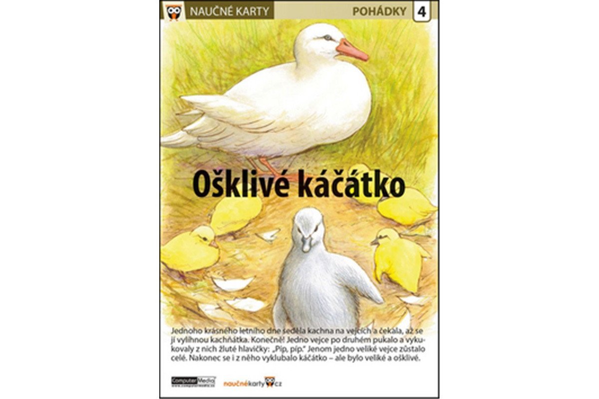 Ošklivé kačátko - Naučná karta