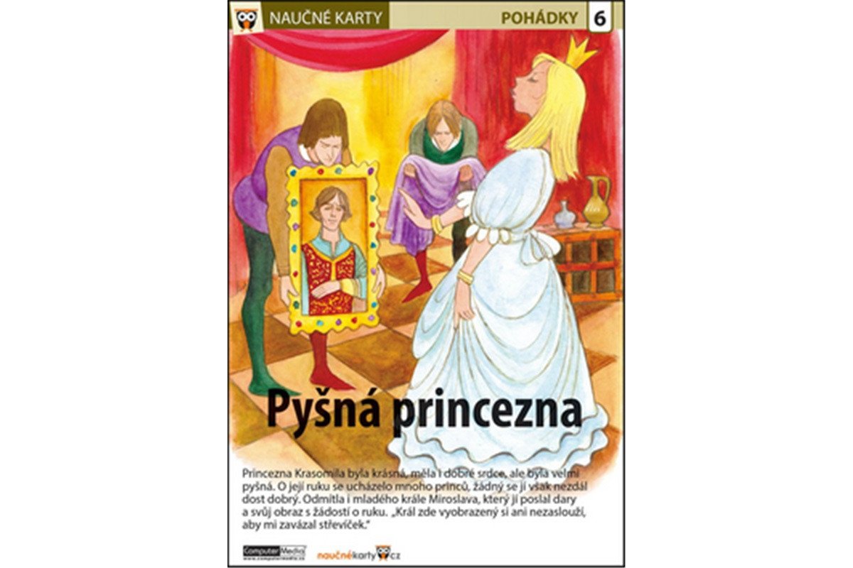 Pyšná princezna - Naučná karta