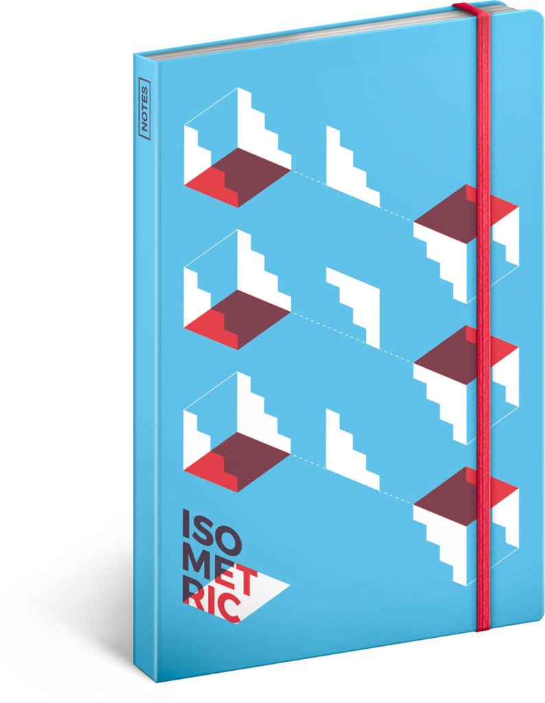 Notes - Isometric nelinkovaný 13 x 21 cm