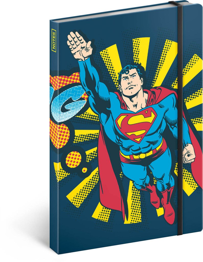 Notes - SupermanBang linkovaný 13 x 21 cm