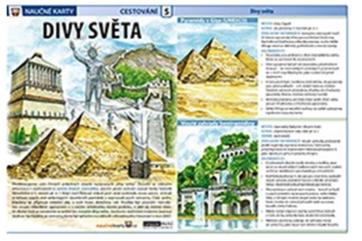 Divy světa - Naučné karty