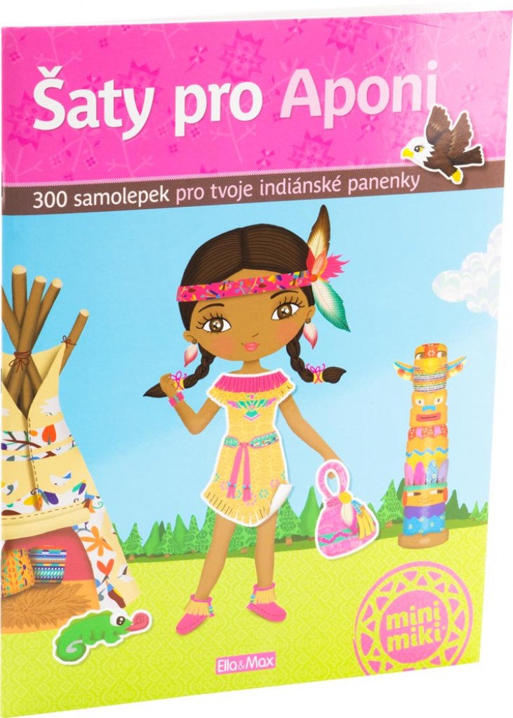 Šaty pro Aponi - kniha samolepek – Camel Julie