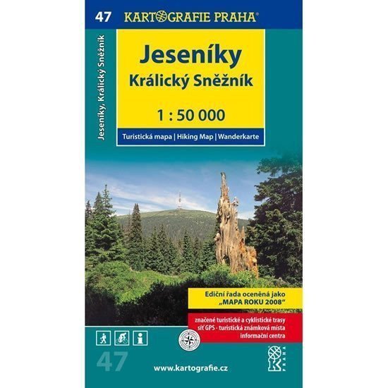 1 50T 47-Jeseníky Králický Sněžník turistická mapa