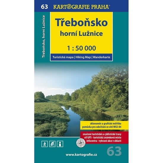 1 50T 63-Třeboňskohorní Lužnice turistická mapa