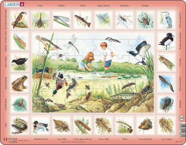 Puzzle MAXI - Život u rybníka/48 dílků