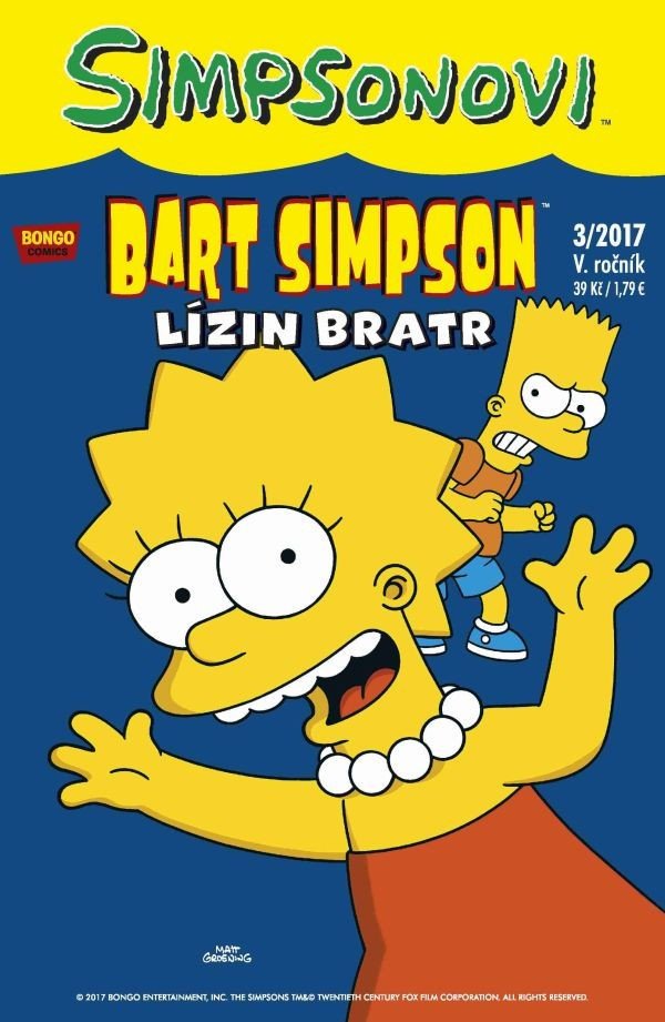 Simpsonovi - Bart Simpson 032017 - Lízin bratr – Groening Matt