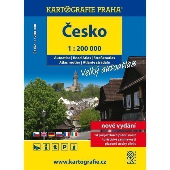 Česko - velký autoatlas 1:200 000 (2018)