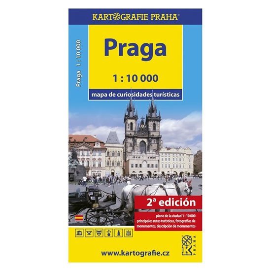 Praga - Mapa de curiosidades turísticas 110 tis