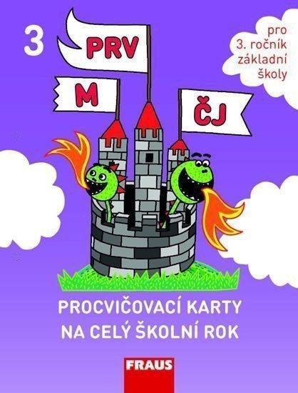 Procvičovací karty na celý školní rok 3 - ČJ M Prvouka