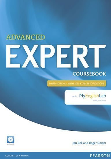 Expert Advanced 3rd Edition Coursebook w Audio CDMyEnglishLab Pack – Bell Jan