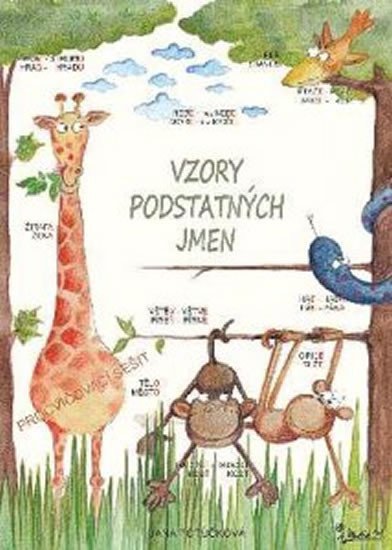 Vzory podstatných jmen - Procvičovací sešit z ČJ pro 4 ročník ZŠ – Potůčková Jana