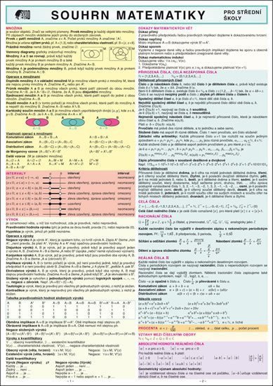 SOUHRN MATEMATIKY pro SŠ A4 – Zhouf Jaroslav