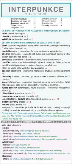 INTERPUNKCE V ANGLIČTINĚ – Farrell Mark