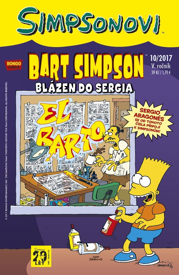Simpsonovi - Bart Simpson 102017 - Blázen do Sergia – Groening Matt
