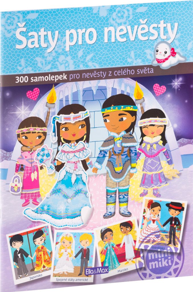 Šaty pro nevěsty - kniha samolepek – Camel Julie