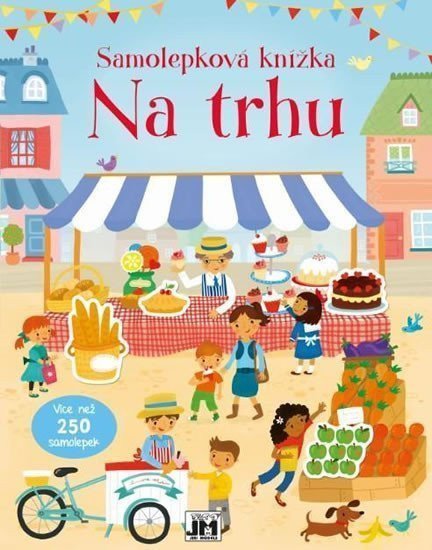 Na trhu - Samolepková knížka