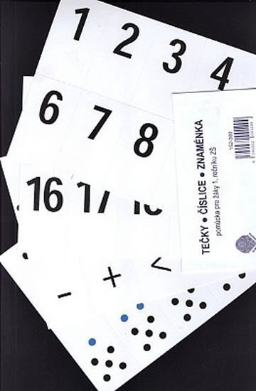 Tečky - číslice - znaménka - Pomůcka pro 1 ročník perforace A5