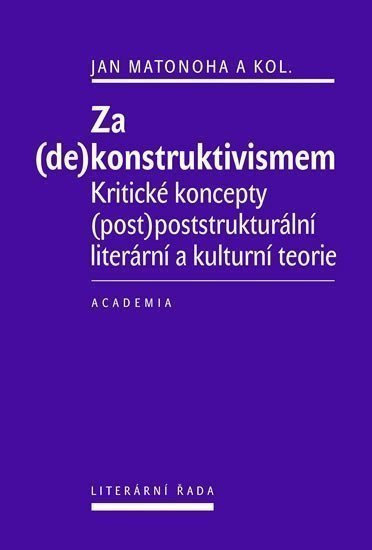 Za dekonstruktivismem - Kritické koncepty post-poststrukturální literární teorie – Matonoha Jan