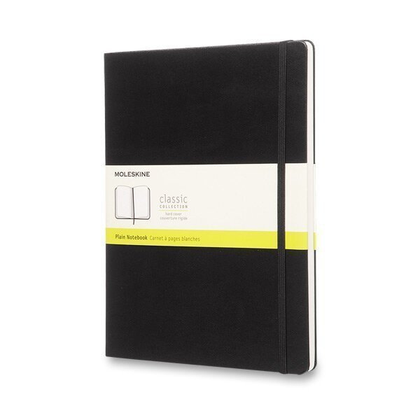 Zápisník Moleskine - tvrdé desky XL čistý - černý