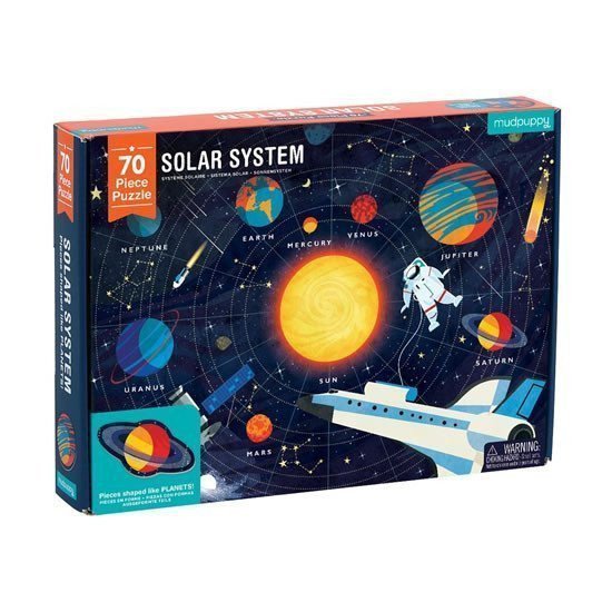 Geography Puzzle Solar SystémSluneční soustava 70 dílků