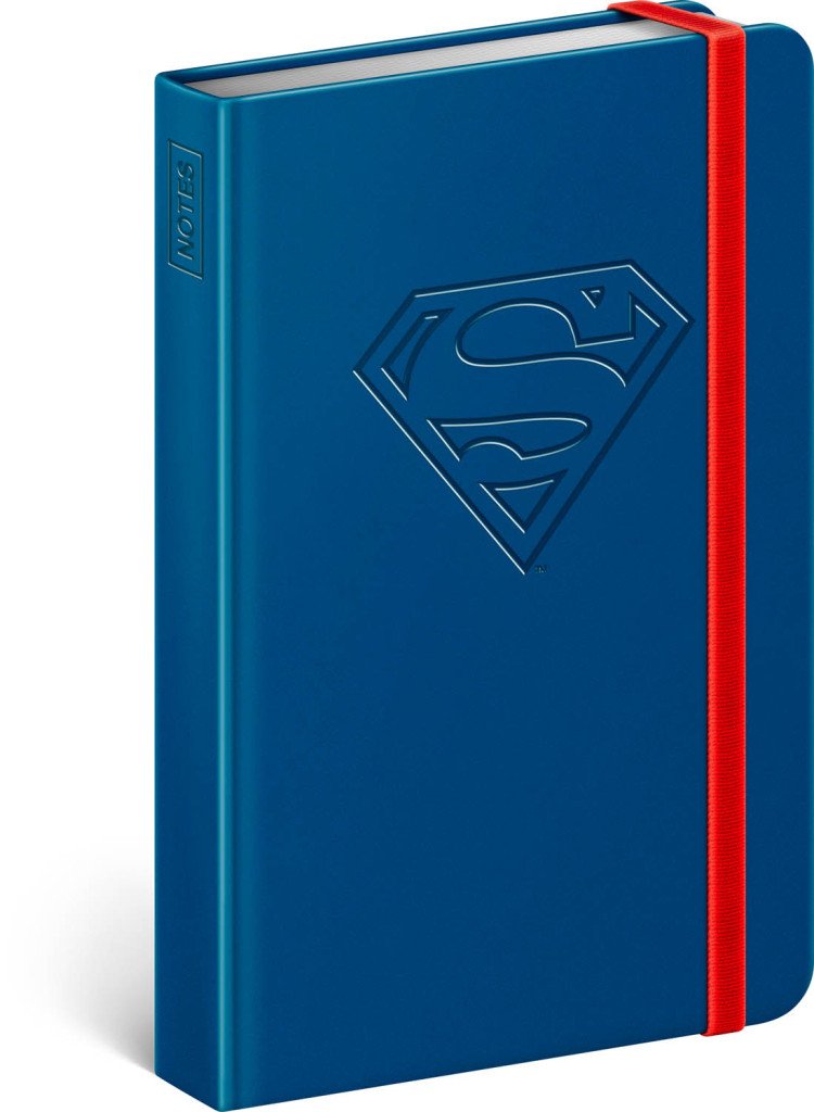 Notes Superman - Logo linkovaný 11 × 16 cm
