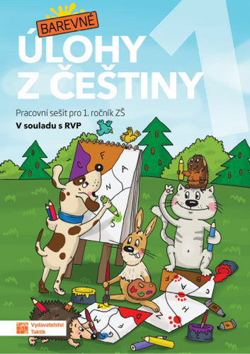 Barevné úlohy z češtiny pro 1 ročník