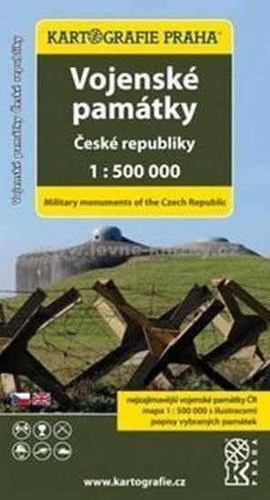 Vojenské památky České republiky 1:500 tis. (2018)