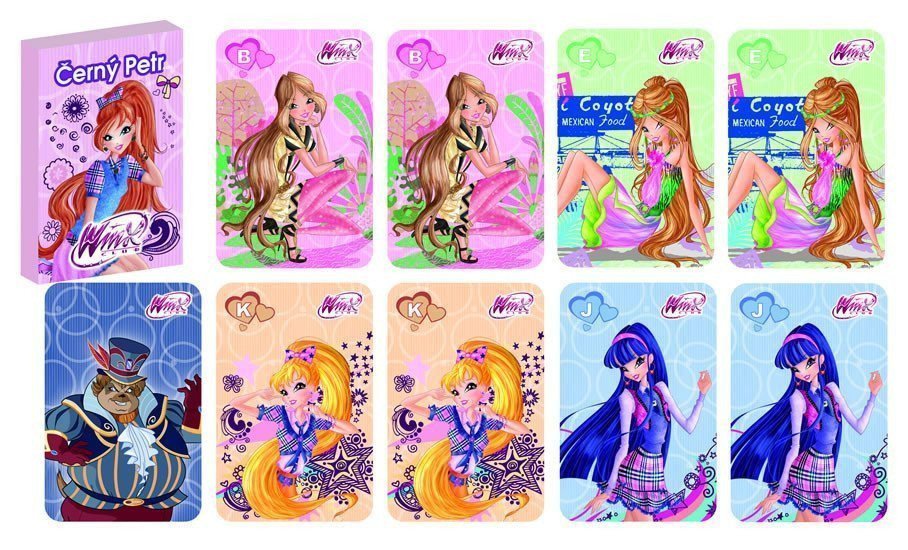 Černý Petr - Winx Club fashion