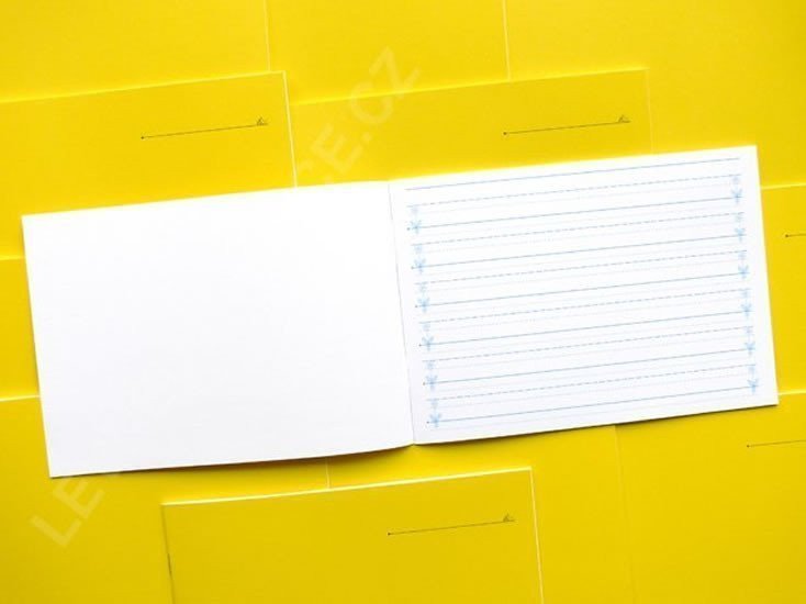 Sešit A5 Comenia Script pro 1 ročník ZŠ s liniaturou – Lencová Radana