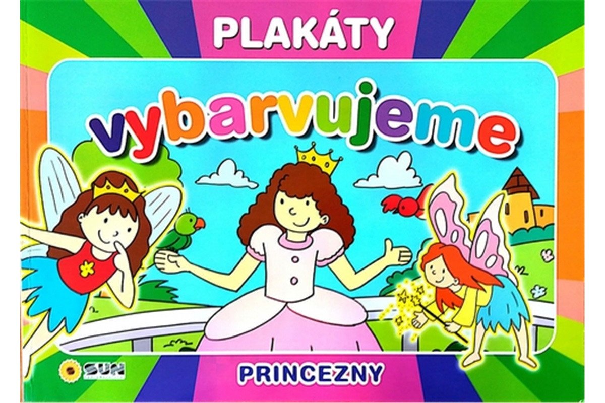 Princezny - Vybarvujeme XL plakáty
