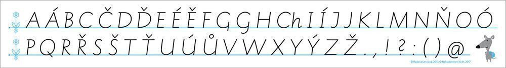 Záložka s abecedou 2 ročník – Lencová Radana