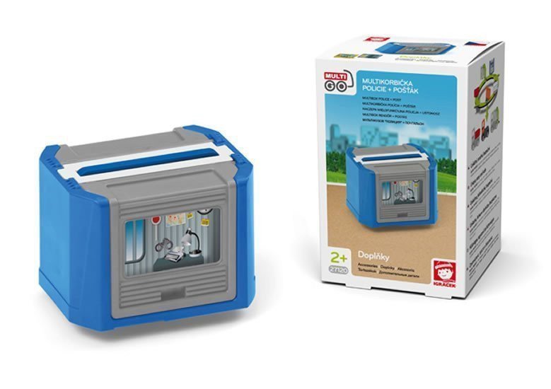 IGRÁČEK MULTIGO - Multikorbička modrá Policie Pošta