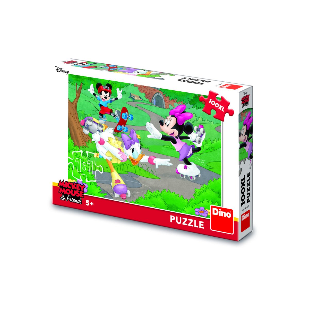Minnie sportuje puzzle 100XL dílků