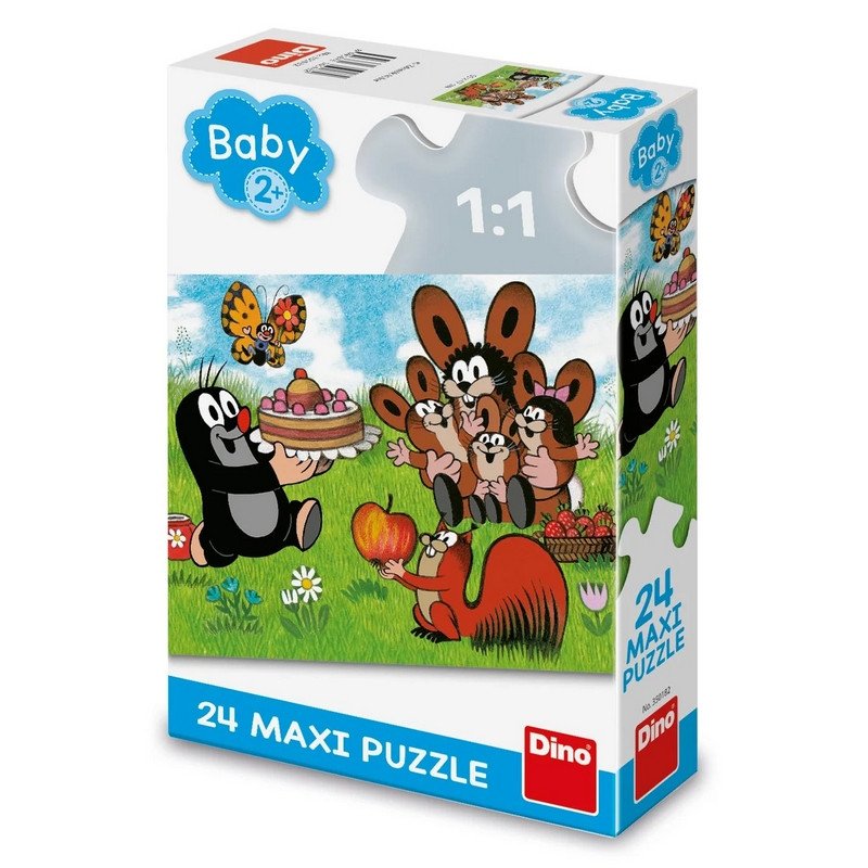 Krtek slaví narozeniny maxi puzzle 24 dílků