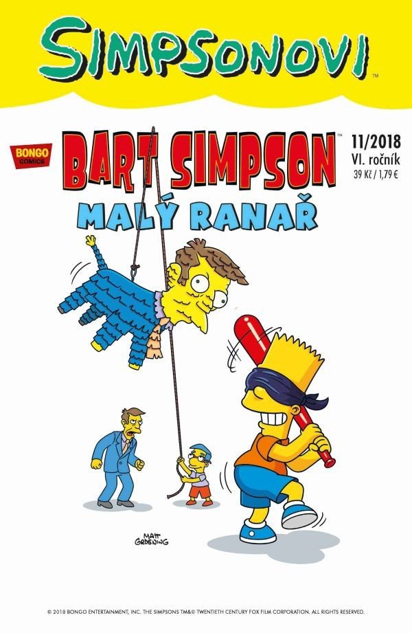 Simpsonovi - Bart Simpson 112018 - Malý ranař – group of authors