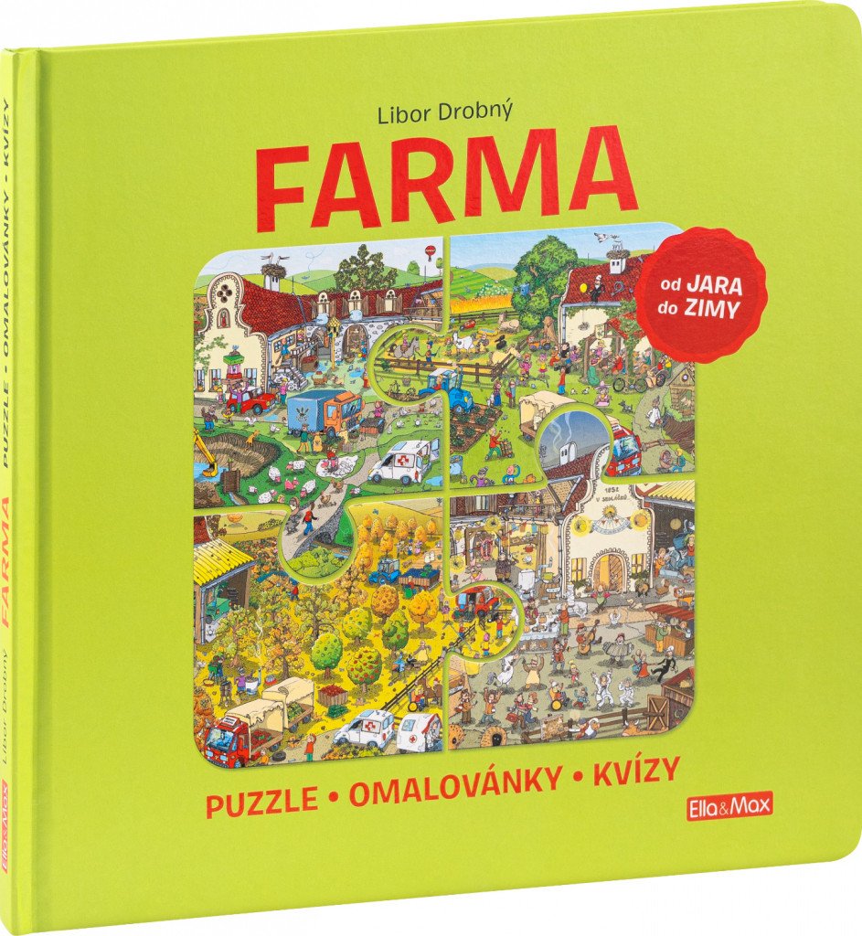 FARMA - Puzzle omalovánky kvízy – Drobný Libor