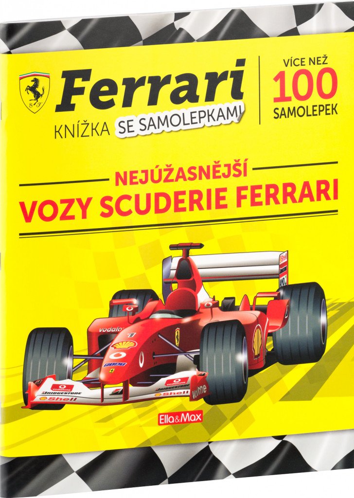 FERRARI vozy Scuderie - Kniha samolepek – group of authors