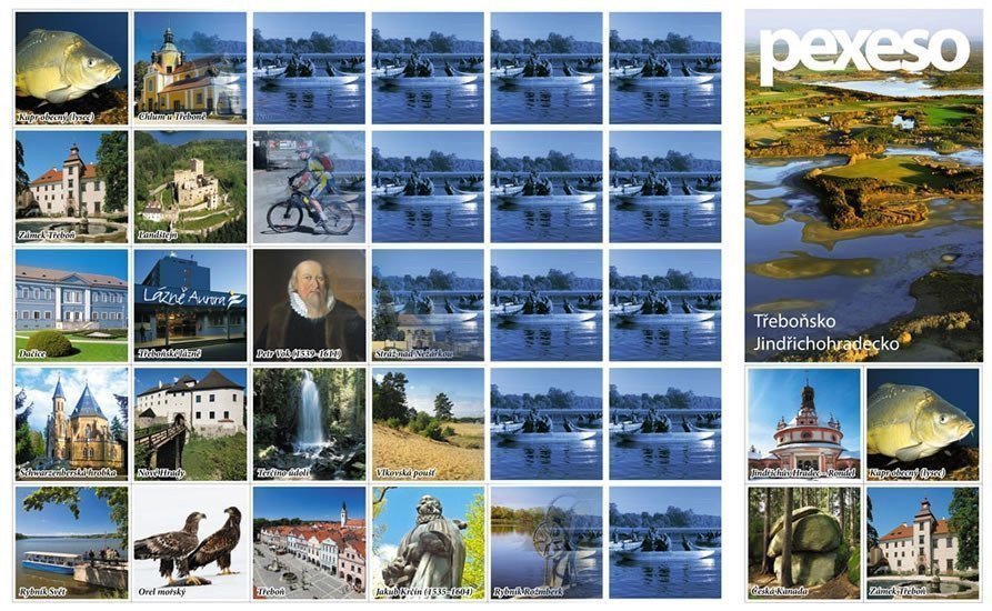 Třeboňsko Jindřichohradecko - pexeso