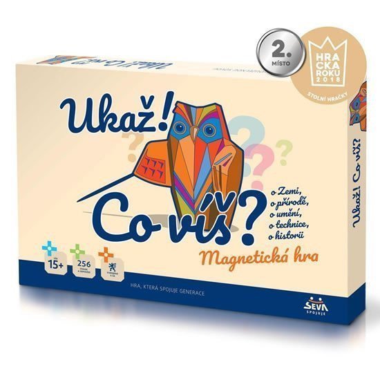 Žáčku Ukaž Co víš - společenská magnetická hra
