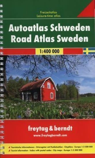 AAS SP Švédsko autoatlas 1:400 000 / autoatlas