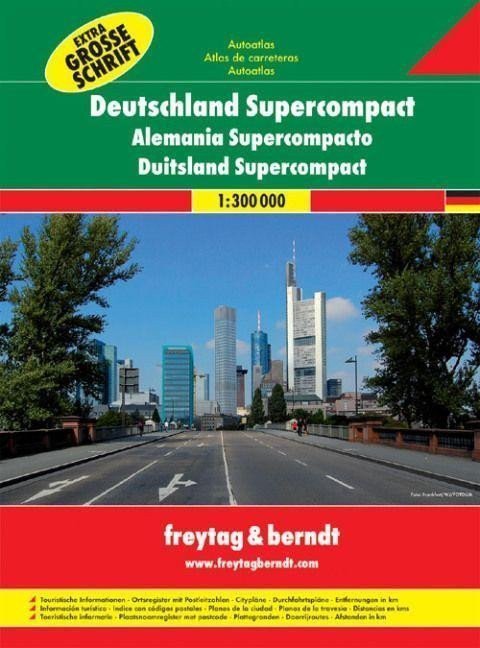 DSCAA SP Německo autoatlas superkompakt 1300 000 autoatlas