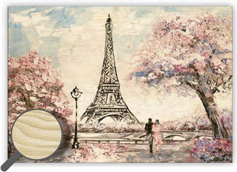 Obraz dřevěný Eiffel Tower 485 x 340