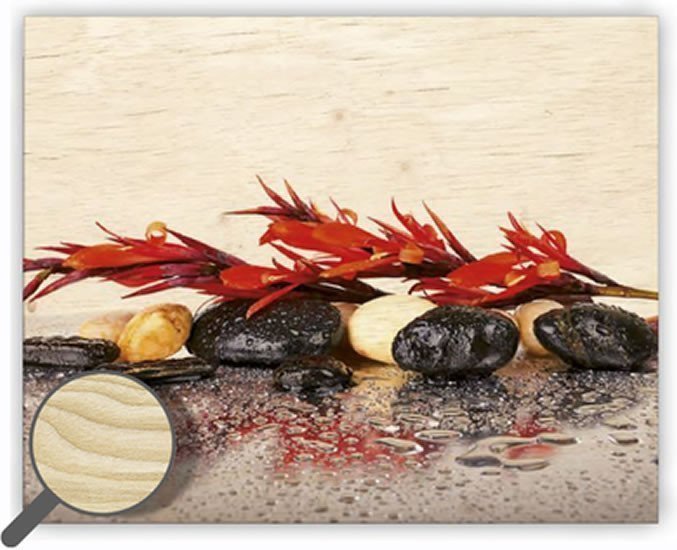 Obraz dřevěný Red Flower 300x240